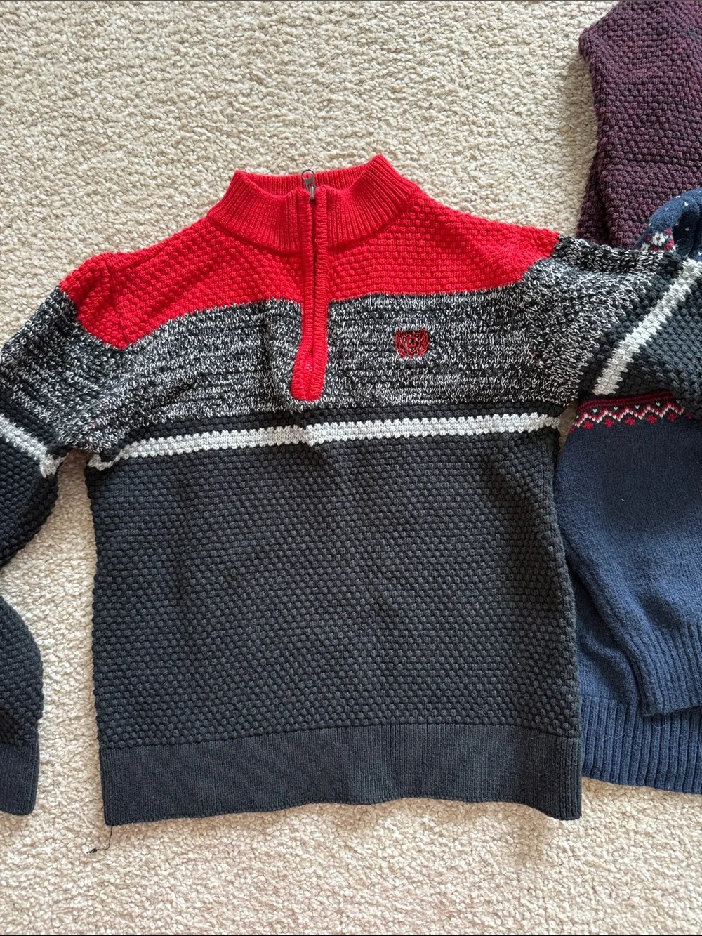Size 5t lot of sweaters - gap, chaps and logg